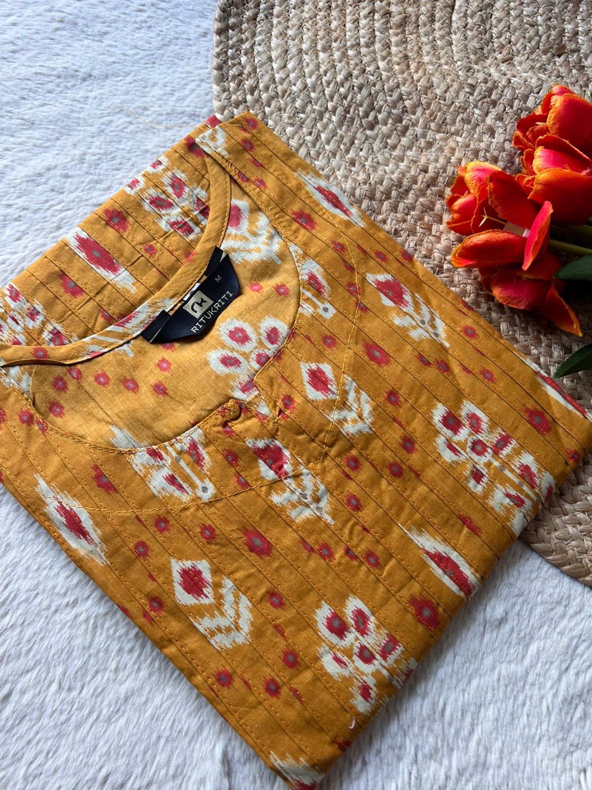 PLEATED LONG KURTI