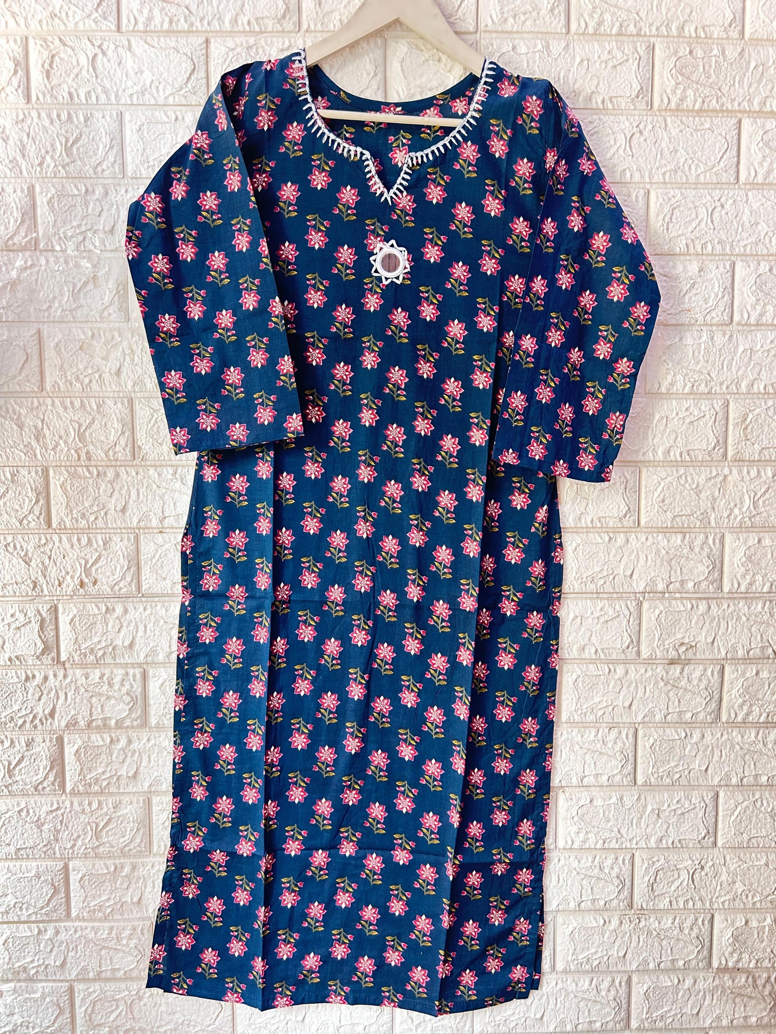 MIRRORWORK LONG KURTI