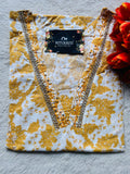 V NECK LONG KURTI