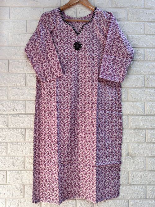 MIRRORWORK LONG KURTI