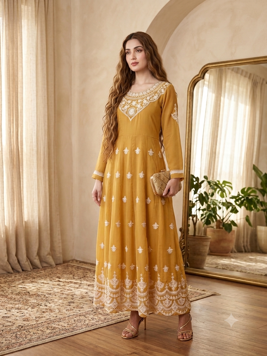 Georgette gown