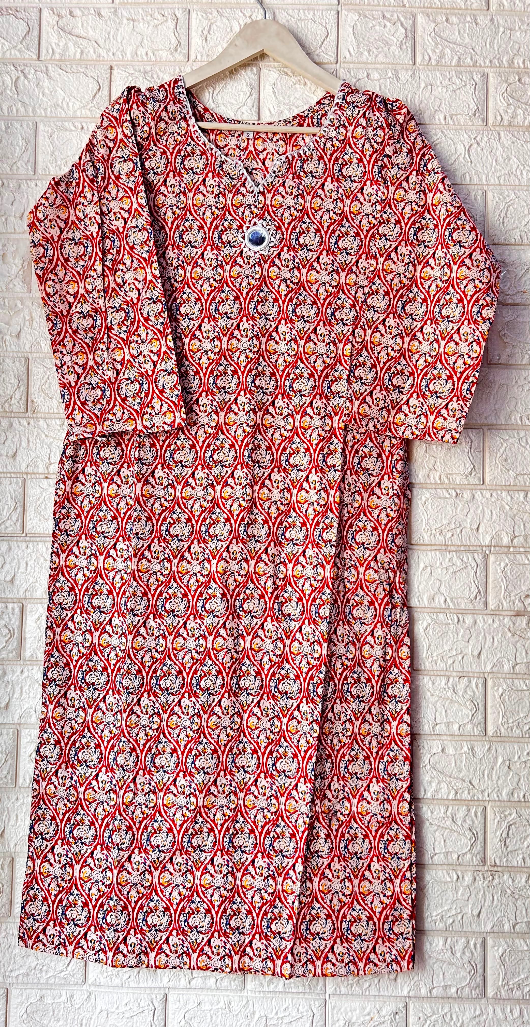 MIRRORWORK LONG KURTI