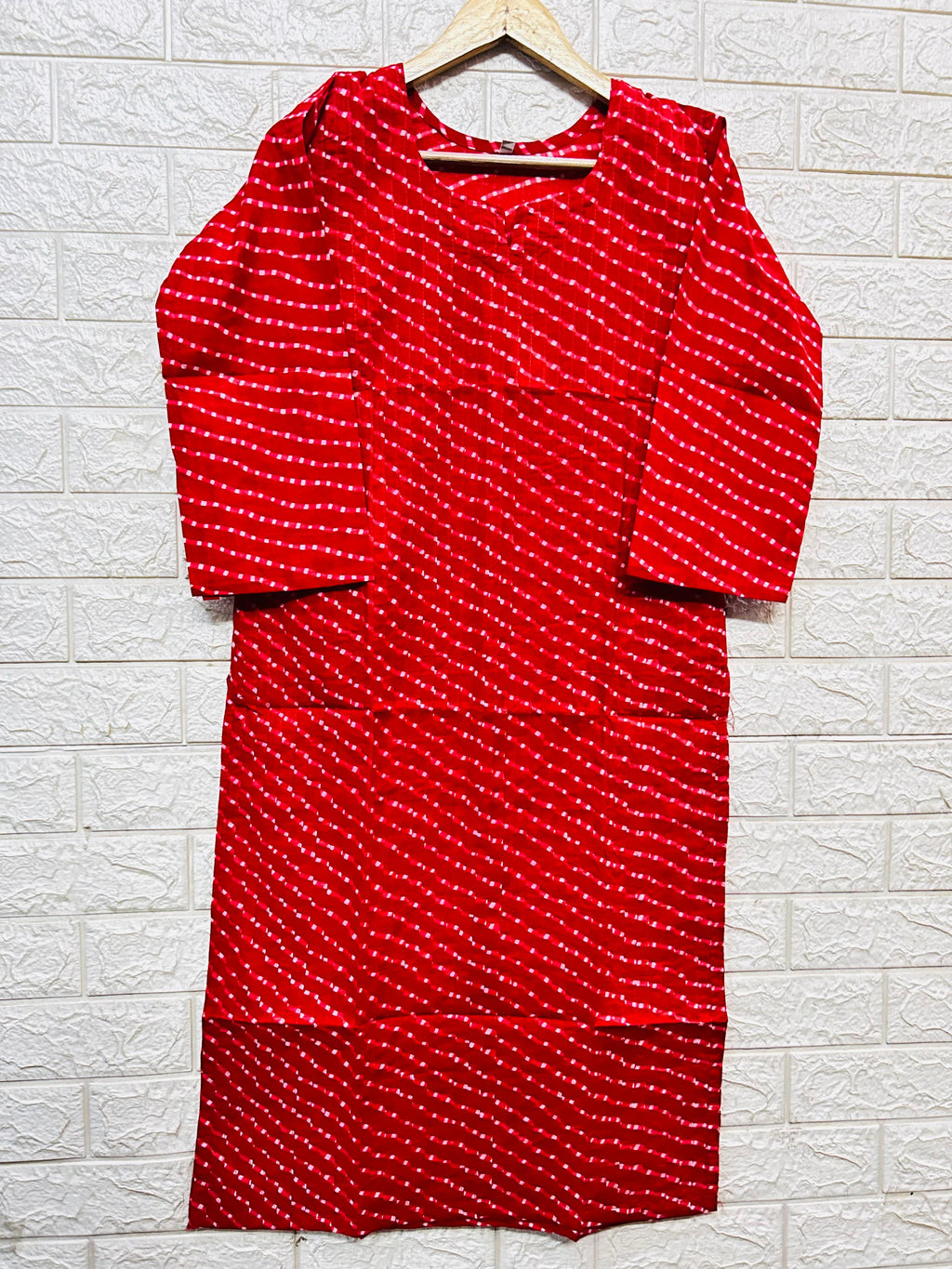 PLATED WORK LONG KURTI