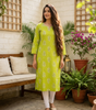 V NECK LONG KURTI