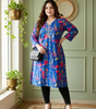 V NECK LONG KURTI