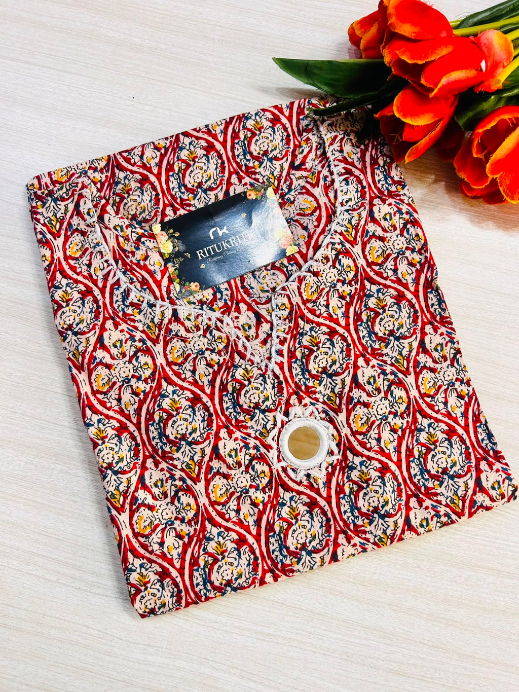 MIRRORWORK LONG KURTI
