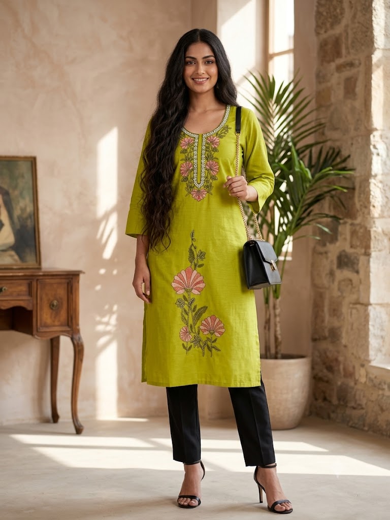 Embroidery LONG KURTI