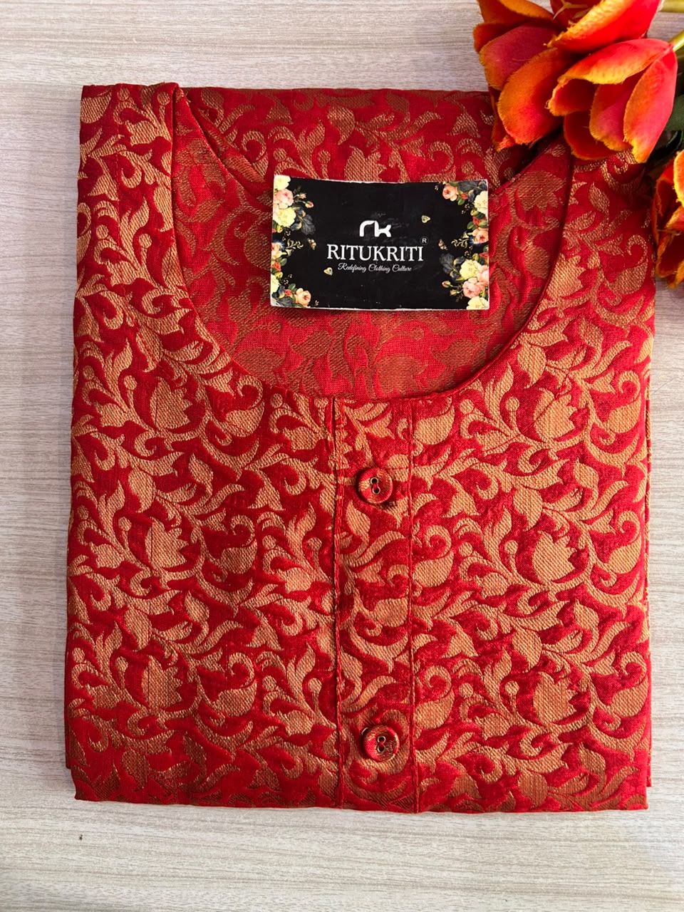 Banarasi Long kurti