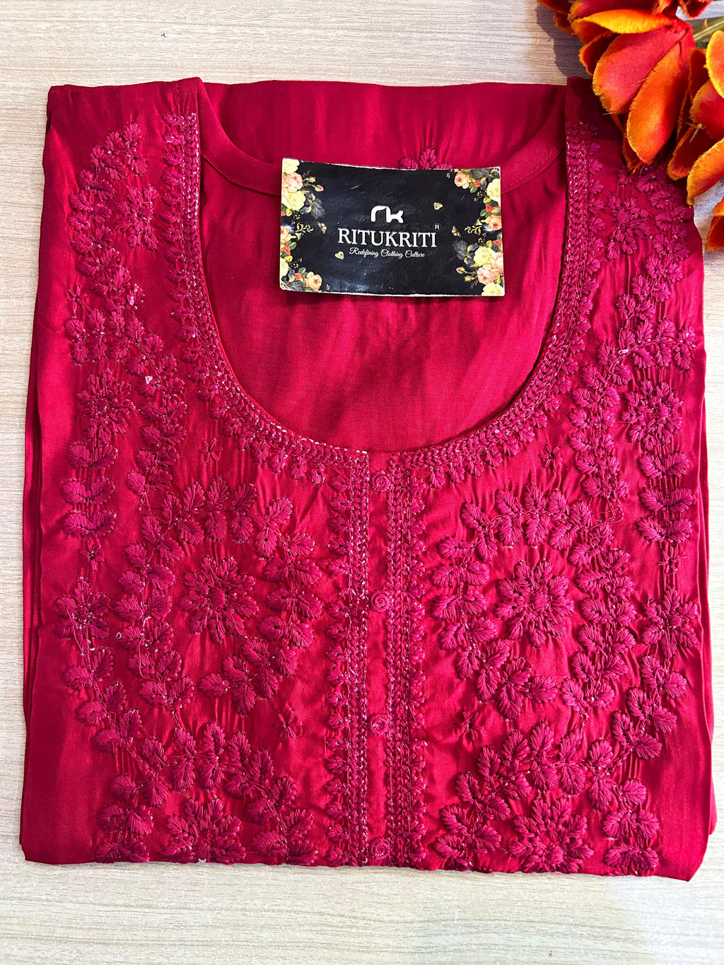 LUCKNAVI DESIGN LONG KURTI