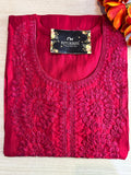 LUCKNAVI DESIGN LONG KURTI