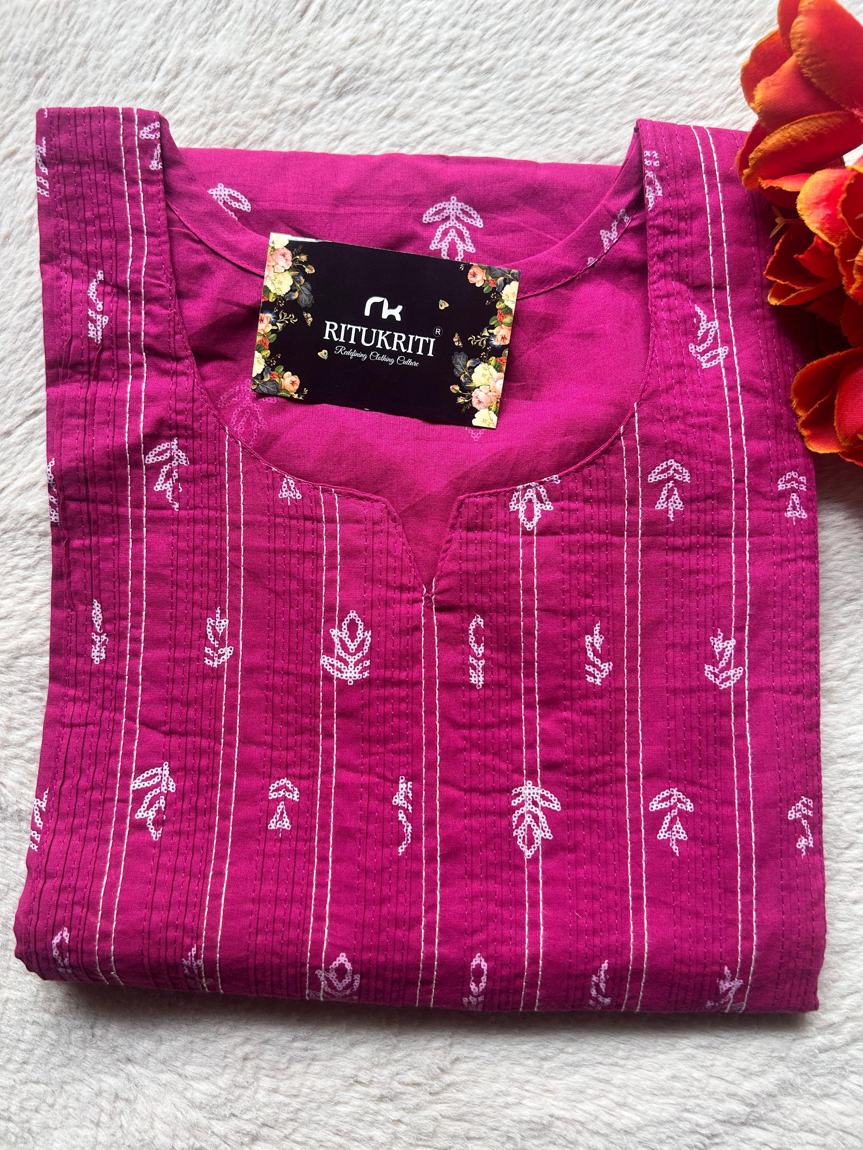 THREADWORK LONG KURTI