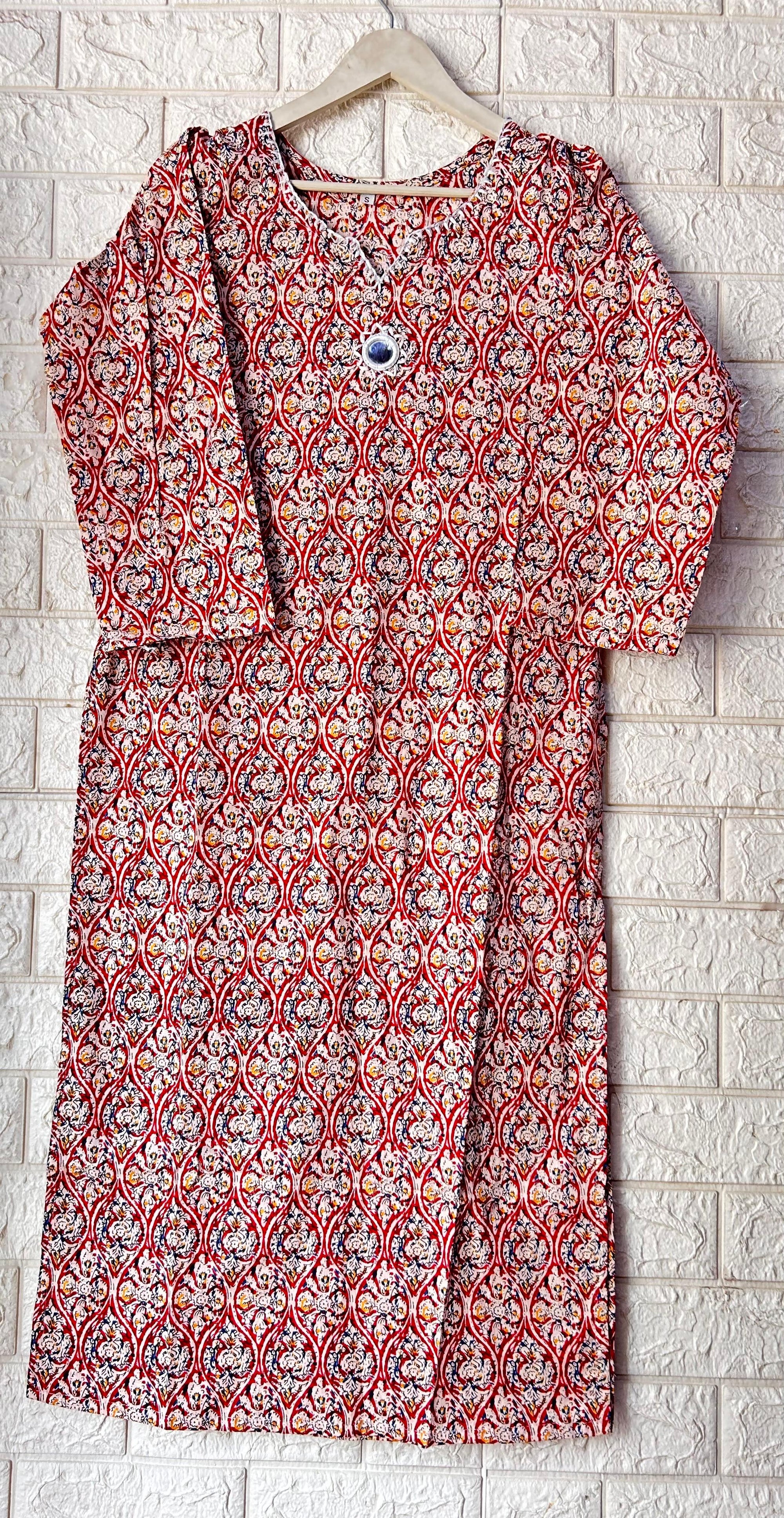 MIRRORWORK LONG KURTI