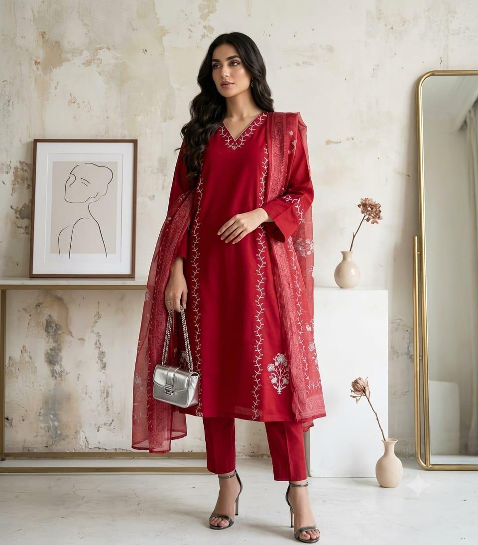 Roman silk embroidery 3 PIECE SET