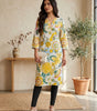 V NECK LONG KURTI