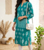 V NECK LONG KURTI