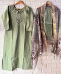 Wiscose with lining fabric 3 piece set