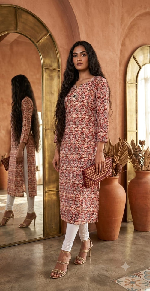 MIRRORWORK LONG KURTI