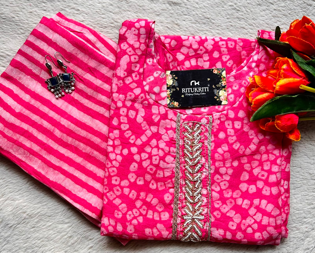 Pure cotton 2 piece set
