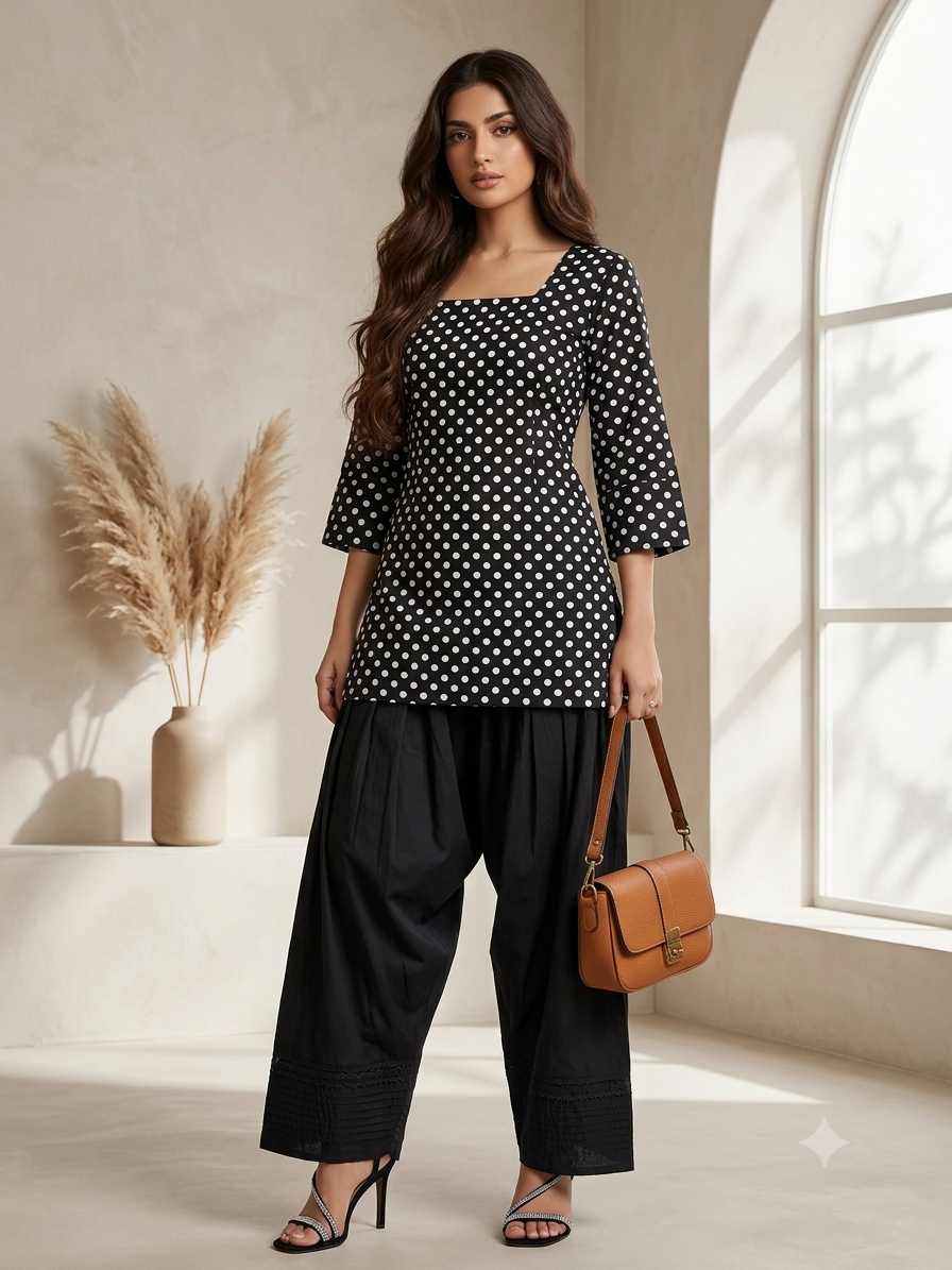 CHORAS NECK SHORT KURTIS