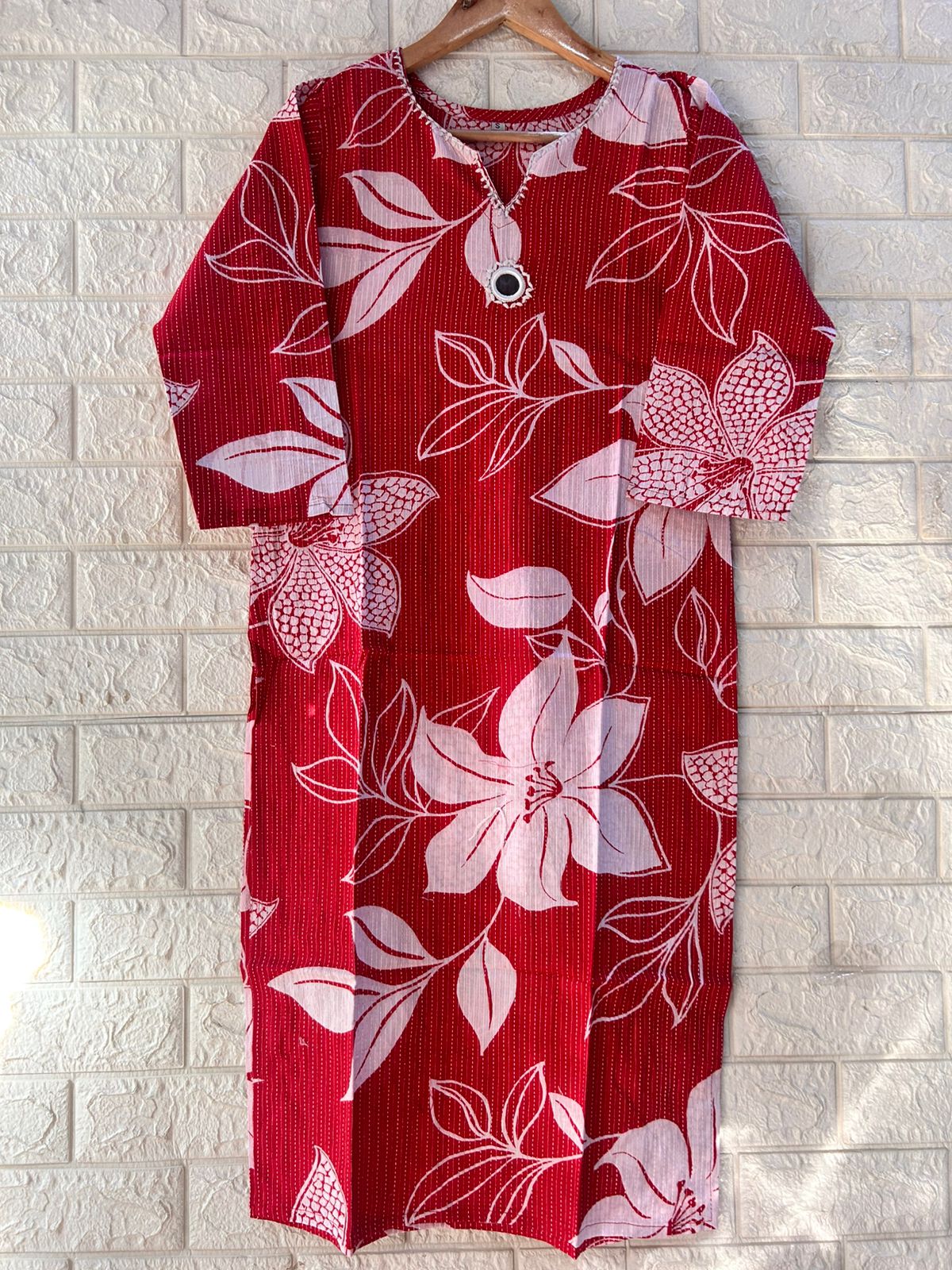 MIRRORWORK LONG KURTI