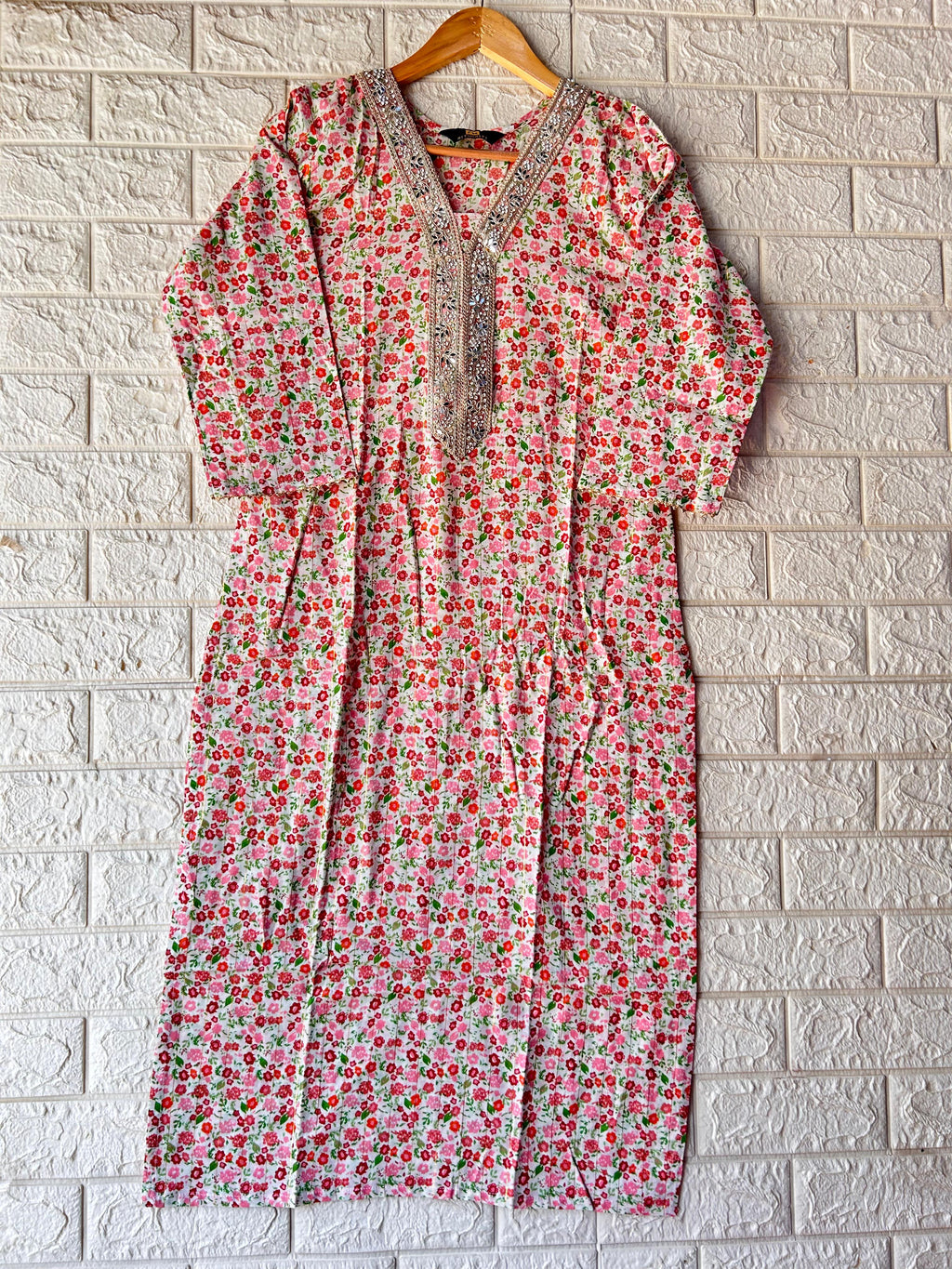 MIRRORWORK LONG KURTI