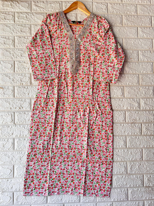 MIRRORWORK LONG KURTI