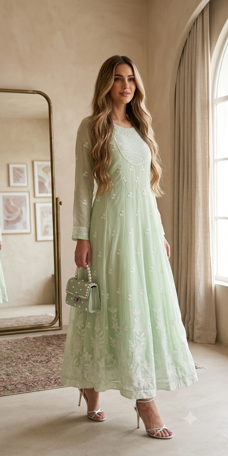 Georgette gown