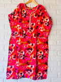 V NECK LONG KURTI
