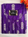 Thread work long kurtis