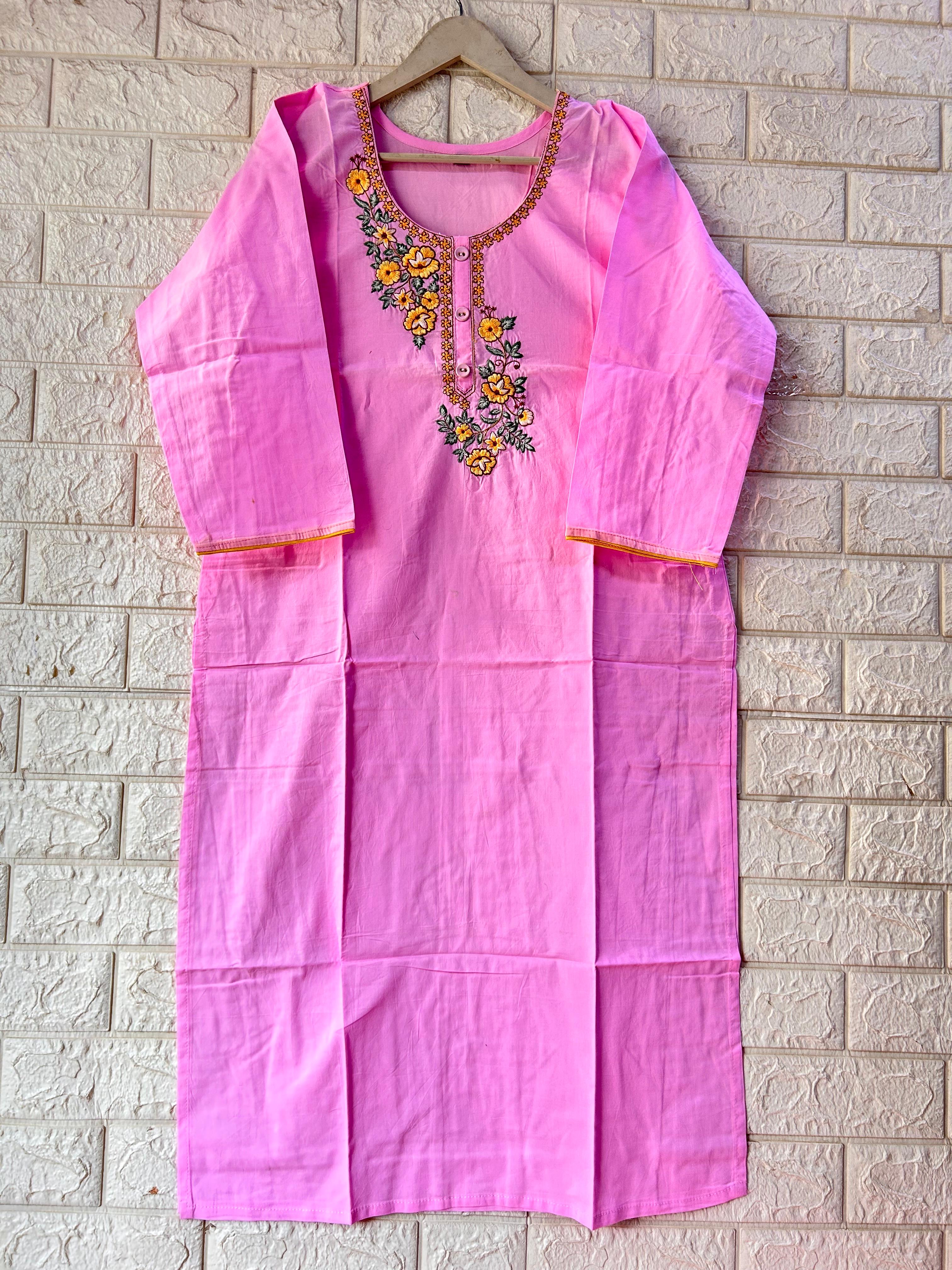 EMBROIDERY WORK KURTI