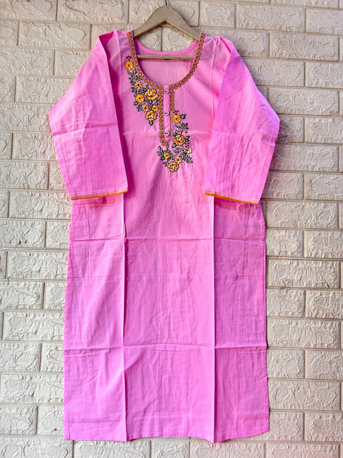 EMBROIDERY WORK KURTI