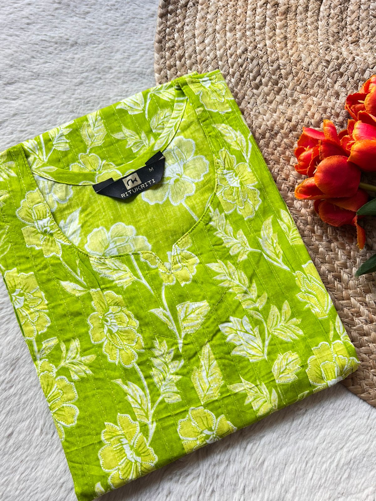 PLEATED LONG KURTI