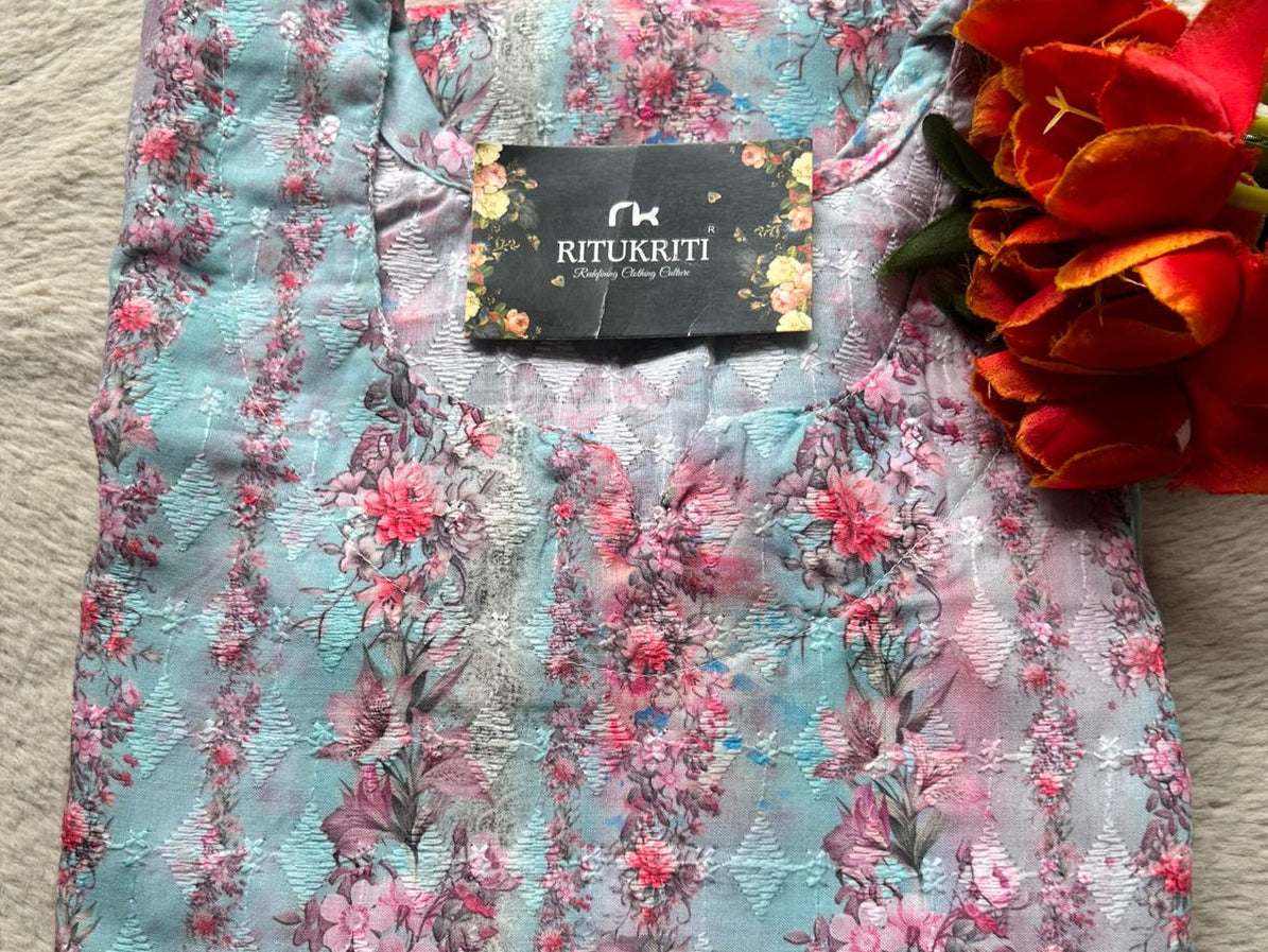 Chiken kari long kurtis