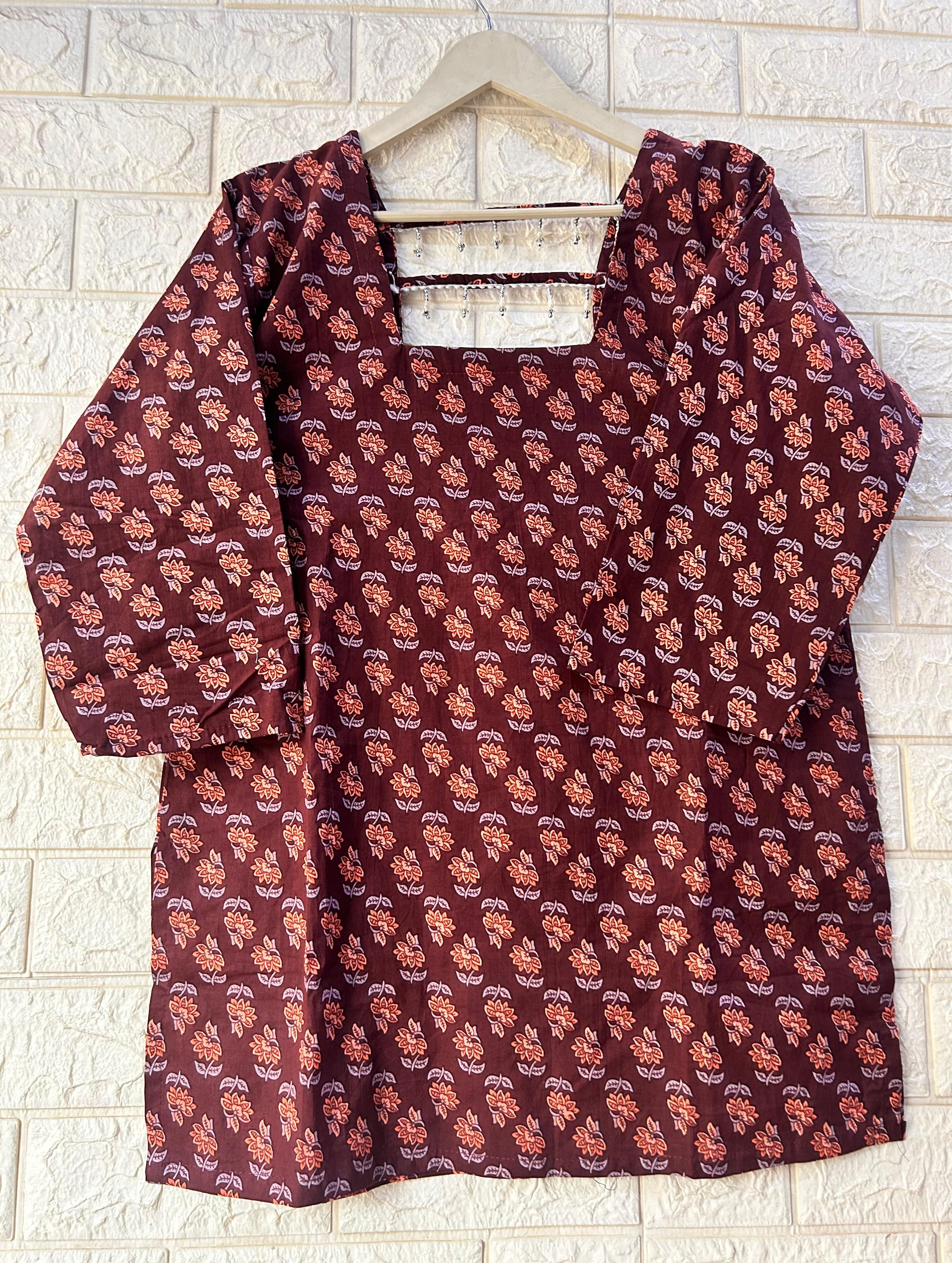 CHORAS NECK SHORT KURTIS