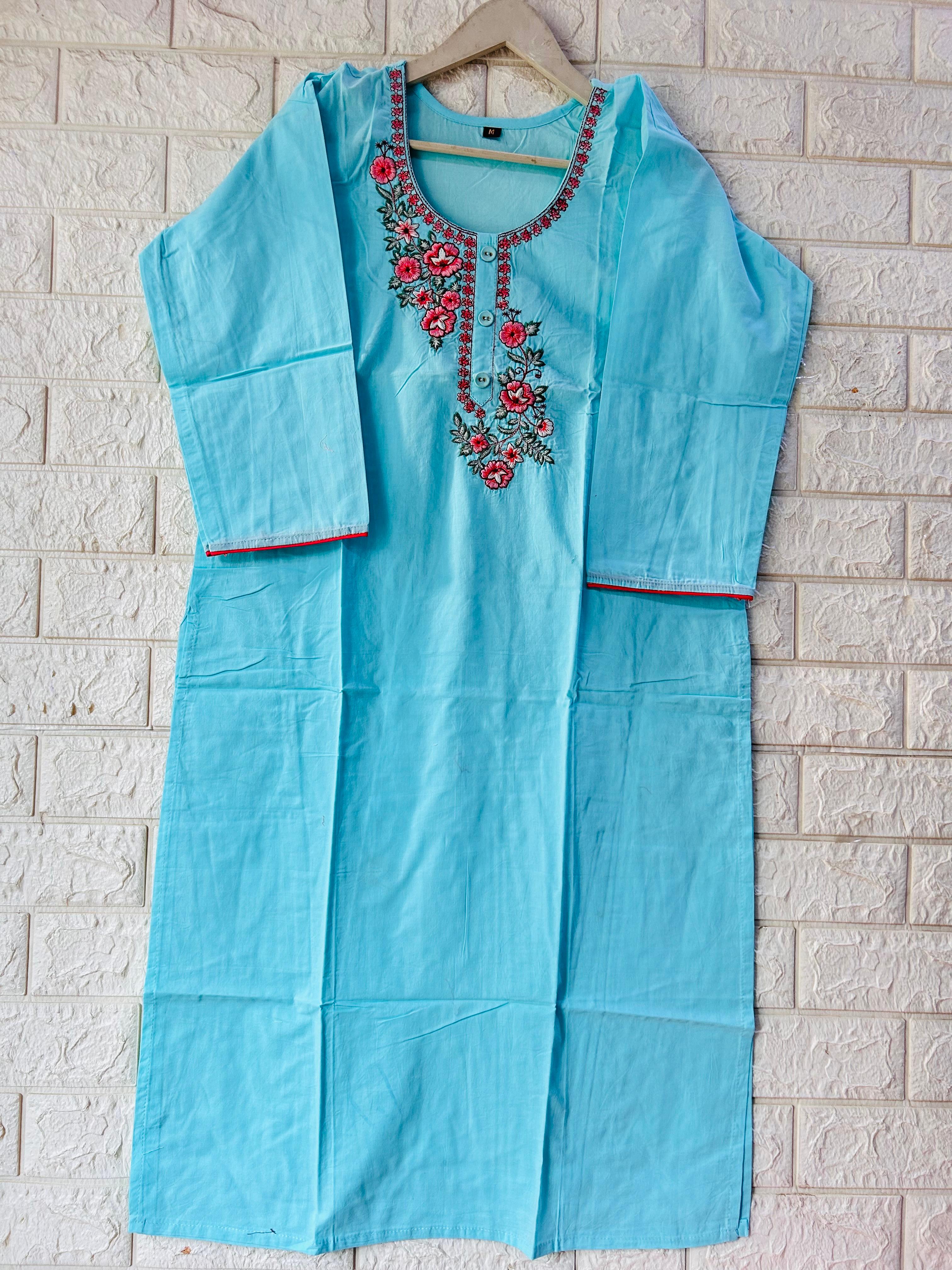EMBROIDERY WORK KURTI