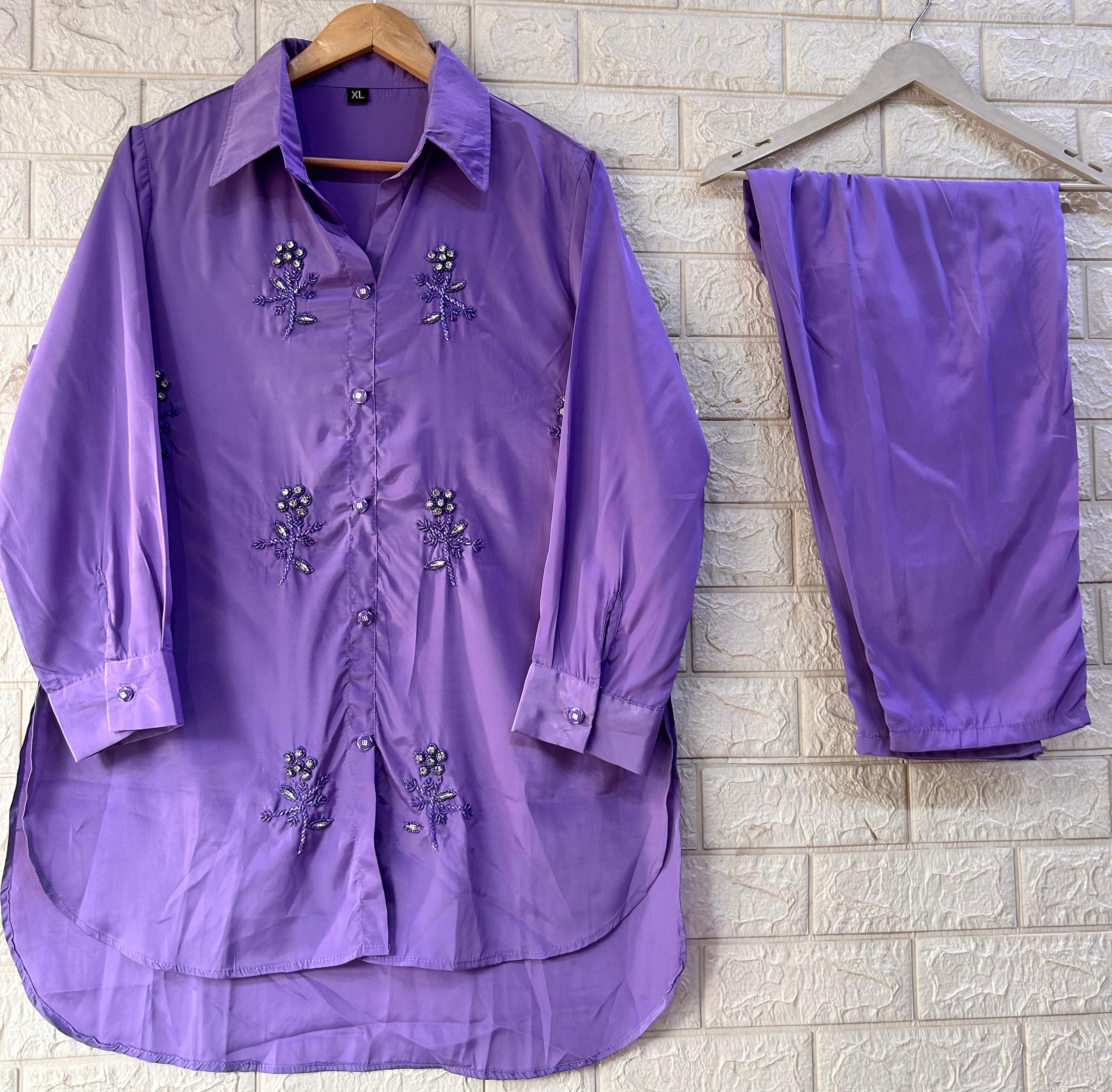 EMBROIDERY WORK CO-ORD SET