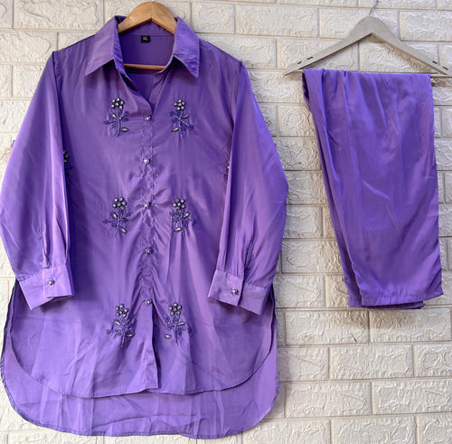 EMBROIDERY WORK CO-ORD SET